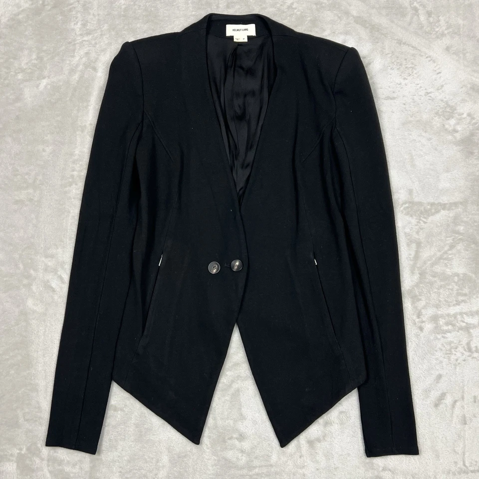 Blazer negro para mujer HELMUT LANG talla P Foto 1 de 4