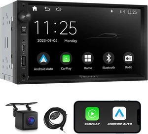 Eonon 7 Inch QLED Double Din Headunit Linux Car Stereo Wireless CarPlay Android - Picture 1 of 9