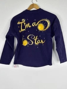 Disney Spirit Jersey WISH Movie Graphic Long Sleeve Tee Youth L (11/12) Purple - Picture 1 of 8