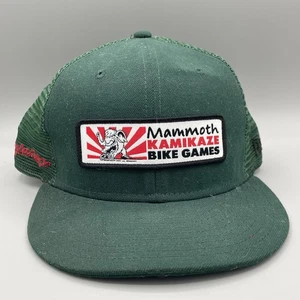 Troy Lee Designs TLD Mammoth Kamikaze bike games Trucker Hat Cap Snapback green - Picture 1 of 10