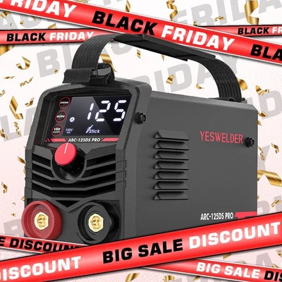 Mini Stick Welder Portable, Large LED Display 125Amp 110V ARC Welding Machine - Image 1 of 4
