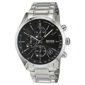 HUGO BOSS MENS GRAND PRIX WATCH HB1513477 SILVER - WARRANTY - RRP 379.00 - Picture 1 of 3