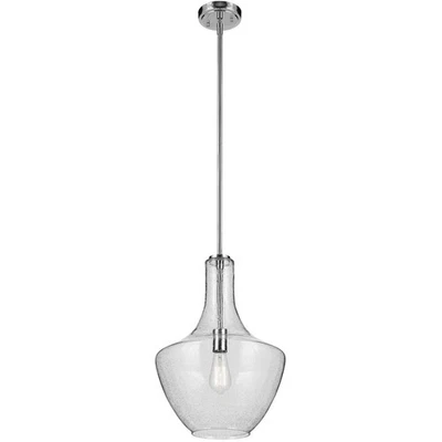 Lámpara de techo colgante cromada Everly 1 luz Kichler Lighting 42046CHCS Foto 1 de 4