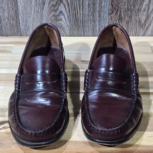 Florsheim Hombres Cuero Borgoña Penny Mocasín Zapatos de Vestir Talla 8 D - Imagen 1 de 18