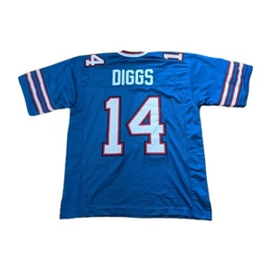 Buffalo Bills Stefon Diggs 14 Jersey XL Red White Blue NFL Football Used  - Picture 1 of 17
