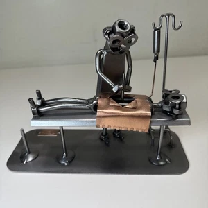 Steelman 24 Handmade Metal Sculpture – Surgeon Figure – Industrial Art - Picture 1 of 7