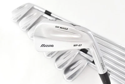 8PCS Mizuno MP-67 Iron Set 3-4-5-6-7-8-9-PW N.S. Pro 950GH SR RH Clubs w/ cover - Image 1 of 4