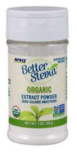 NOW Better Stevia Organic Extract Powder 1oz