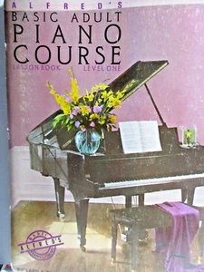 Alfred's Basic Adult Piano Course Lezione Libro Livello 1 - 1983 di Willard A Palmer - Foto 1 di 2