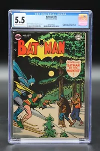 Batman (1940) #78 CGC 5.5 Blue Label Cream/OW Pages Martain Manhunter Prototype - Bild 1 von 3