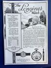 1922 Longines Watch Co Pocket Wrist Watch Jewelers Advertisement Wittnaur