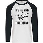 Freedom Parachute Regiment Para 1 2 3 4 10 Mens L/S Baseball T-Shirt