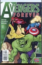AVENGERS FOREVER #4 COVER B NEAR MINT 1998 MARVEL COMICS