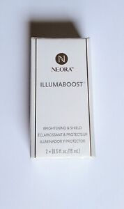 NEORA Illumaboost Brightening & Shield  (0.5 oz × 2 each) New Sealed.