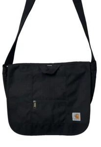 Borsa messenger Carhartt Ripstop nuova senza etichette laptop nera resistente idrorepellente unisex - Foto 1 di 7