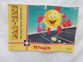 TENGEN PAC-MAN INSTRUCTION BOOKLET (MANUAL ONLY) NES Vtg 1985 GOOD/GOOD +