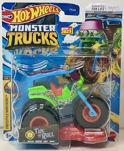 Hot Wheels Monster Trucks Tuk 'N Roll 5/11 Freestyle Wreckers - Imagen 1 de 2