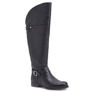 $250 New NATURALIZER July Leather Over The Knee Riding Boots US 6 Wide Calf - Picture 1 of 11