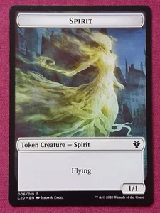 Magic The Gathering COMMANDER 2020 C20 SPIRIT TREASURE token card MTG - Picture 1 of 2