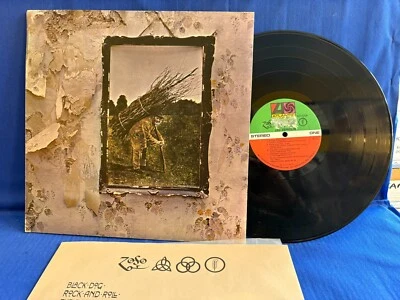 LED ZEPPELIN IV SD 7208 PRESWELL INSERT. ORIGINAL USA LP NEAR MINT - Bild 1 von 4