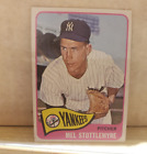 1965 Topps Baseball #550 Mel Stottlemyre Rookie Card. rookie card picture