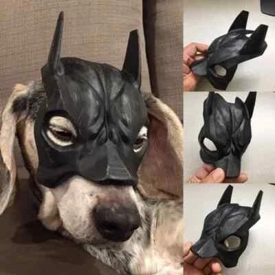 Máscara de Batman para Perro - Divertido Accesorio de Disfraz de Superhéroe para Mascotas Perro Gatos Felino Foto 1 de 4