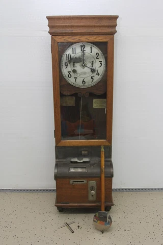 International Time Recording Company 1914 Long Case Recorder Clock Cover