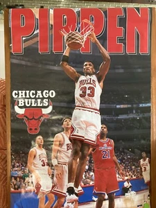 Scottie Pippen Vintage Starline Poster 1995 Original Chicago Bulls Full Sized - Picture 1 of 1