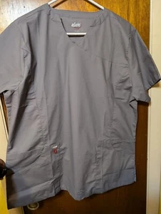Blusa Médica Elate UNISEX TOP XLG Gris Nueva Sin Etiquetas Blusa Médica XL - Imagen 1 de 7