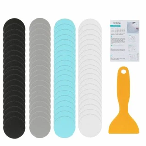20x Round Non-Slip Safety Stickers Strips Mat Shower Bathtub Anti Slip Treads US - Picture 1 of 15