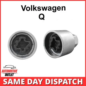 Llave De Tuerca De Rueda De Seguridad Con Bloqueo Letra Q Para VOLKSWAGEN VW UK - Picture 1 of 6