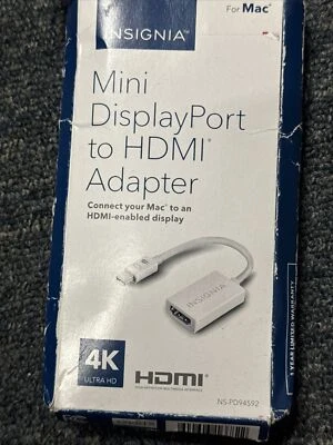Insignia For Mac Mini DisplayPort to HDMI Adaptor 4K Ultra HD - Image 1 of 2