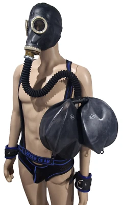 Gas Mask to Double Rebreather Bags - Image 1 of 2