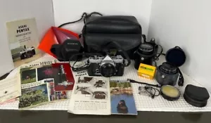 Olympus OM-1 schwarz 50mm 1:3.5 Zuiko Objektiv + 2 Objektive Blitztasche + Cam Bag - Bild 1 von 23