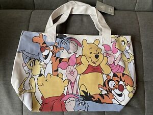 Disney Winnie The Pooh Para Mujer de Lona de hombro Bolso grande Bolso de compras 