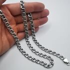 Vintage Sterling Silver 925 Men's Chain Necklace Jewelry Marked 51.60 gr