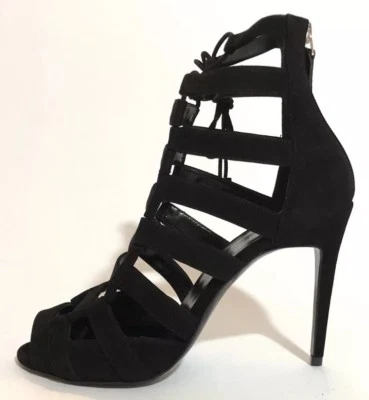 Pierre Hardy Women Shoes Size 38 NIB Black Suede Sandals Heels - Image 1 of 4