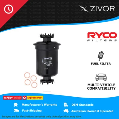 RYCO Fuel Filter In-Line For MITSUBISHI GTO Z16A (GREY IMPORT) 3.0L 6G72 Z440 - image 1 of 4