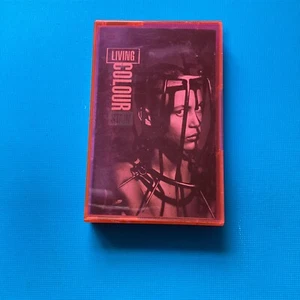 Living Colour Stain (Cassette) Red Shell & Case Tape *Like New* - Picture 1 of 2