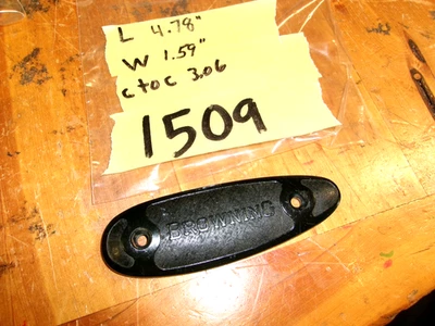 Browning black plastic buttplate, might be for rifle or shotgun I don't know - Image 1 of 3