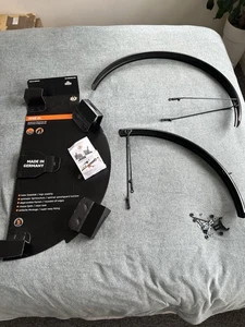 Coppia parafanghi anteriori e posteriori SKS Edge Al 28" 46mm alluminio nero opaco prezzo consigliato £60 - Foto 1 di 7