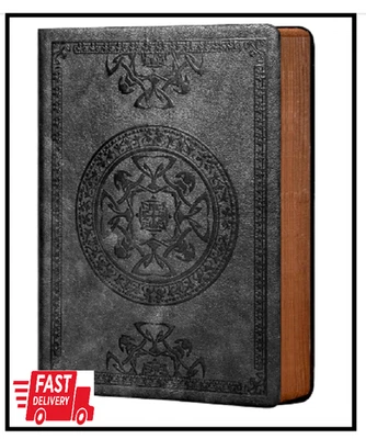 CAGIE Leather Vintage Journal for Men Soft Cover 256 Lined Pages Notebook 180 Lay Flat