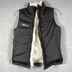 BURTON Duck Down Insulator Wendeweste Damen XS schwarz elfenbein Puffer - HINWEISE - Bild 1 von 21