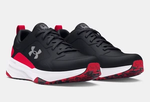 UNDER ARMOUR-New-Men's Black/Red Charged Edge 4E Wide Shoes-3026860-003-Size 12 - Picture 1 of 8