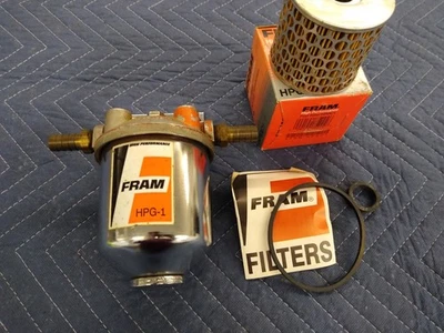 Fram HPG-1 Vintage Canister Type Fuel  Filter High Performance Hot Rod - Image 1 of 4