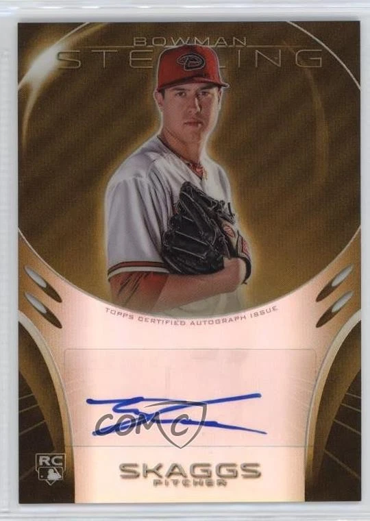 2013 Bowman Sterling Rookie Gold Refractor /50 Tyler Skaggs #BSAR-TS Auto RC - Image 1 of 2