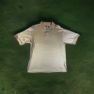 Masters Clubhouse Collection Mens Large Polo Shirt Copper Made In Italy - Picture 1 of 11