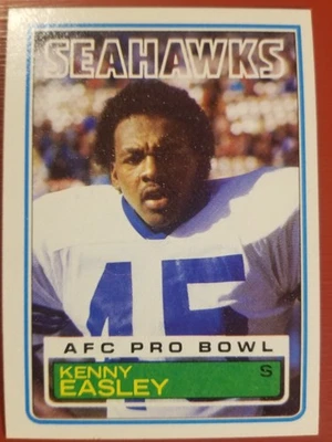 1983 Topps Football - Kenny Easley #384 (RC) - Image 1 of 2