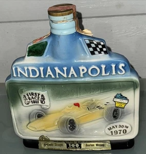 Vintage 1970 Jim Beam Indianapolis Motor Speedway 54th Indy 500 Decanter Empty - Picture 1 of 11