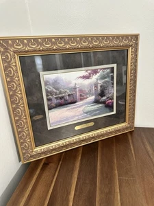 Thomas Kinkade Summer Gate Collectors Society Framed 2003 - Picture 1 of 8